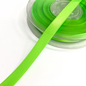 Saten vrpca obostrana 9 mm neon green