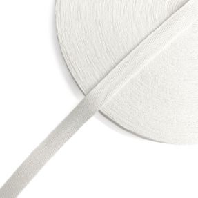 Keper vrpca pamučna 15 mm white
