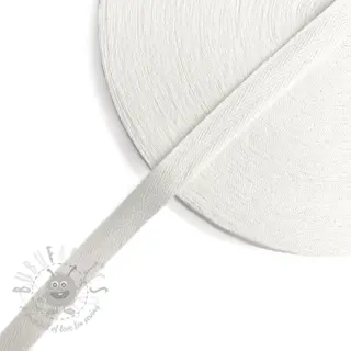 Keper vrpca pamučna 15 mm white