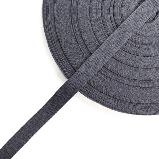 Keper vrpca pamučna 15 mm grey