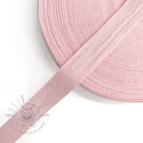 Keper vrpca pamučna 25 mm pink