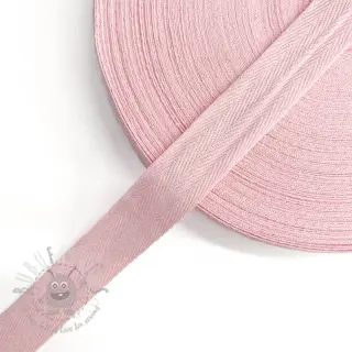 Keper vrpca pamučna 25 mm pink
