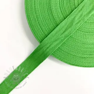 Keper vrpca pamučna 25 mm lime