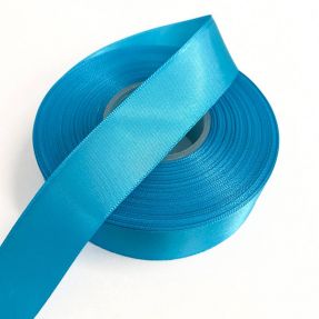 Saten vrpca obostrana 25 mm aqua