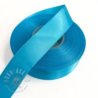 Saten vrpca obostrana 25 mm aqua
