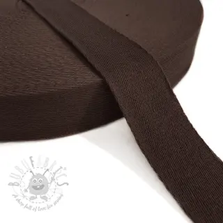 Pamučni remen 4 cm dark mocha