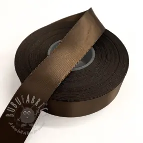 Saten vrpca obostrana 25 mm dark brown
