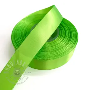 Saten vrpca obostrana 25 mm neon green