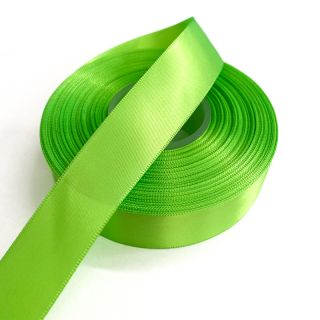 Saten vrpca obostrana 25 mm neon green