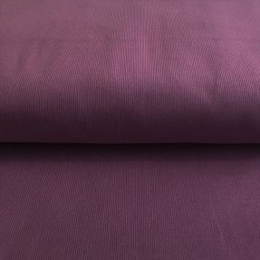 Rebrasti pamuk aubergine