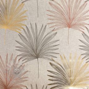 Dekorativna tkanina Luxury palm metallic premium