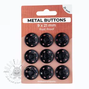 Kopča METAL 21 mm black