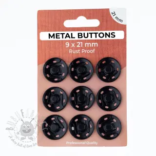 Kopča METAL 21 mm black