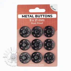 Kopča METAL 21 mm anthracite