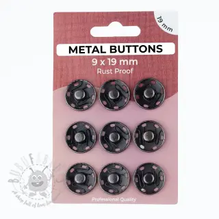 Kopča METAL 19 mm anthracite