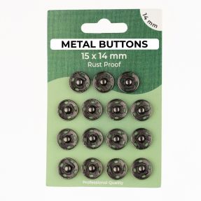 Kopča METAL 14 mm anthracite