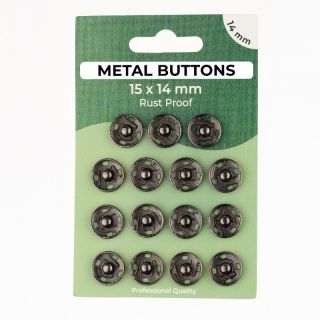 Kopča METAL 14 mm anthracite