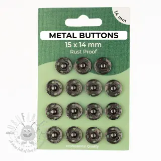 Kopča METAL 14 mm anthracite