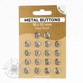 Kopča METAL 10 mm silver