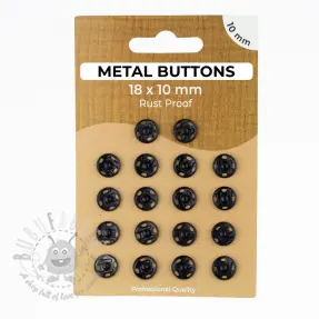 Kopča METAL 10 mm black