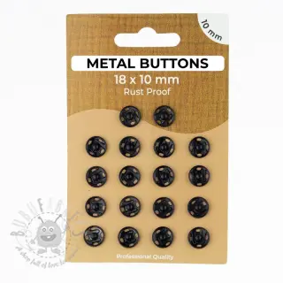 Kopča METAL 10 mm black