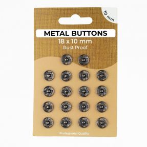 Kopča METAL 10 mm anthracite