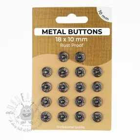 Kopča METAL 10 mm anthracite