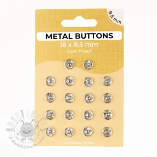 Kopča METAL 8,5 mm silver