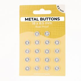 Kopča METAL 8,5 mm off white