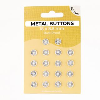 Kopča METAL 8,5 mm off white