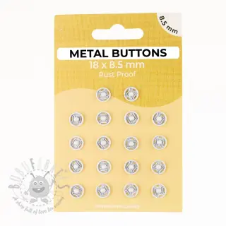 Kopča METAL 8,5 mm off white