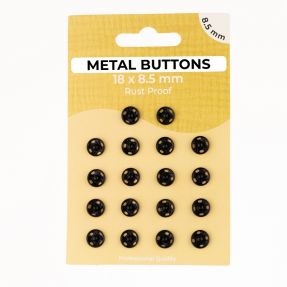 Kopča METAL 8,5 mm black