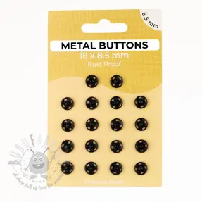 Kopča METAL 8,5 mm black