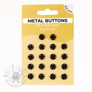 Kopča METAL 8,5 mm black