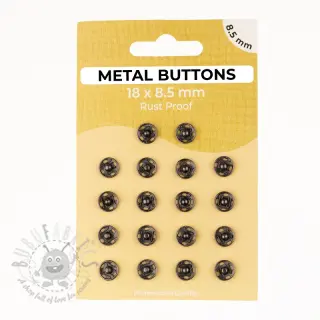 Kopča METAL 8,5 mm anthracite
