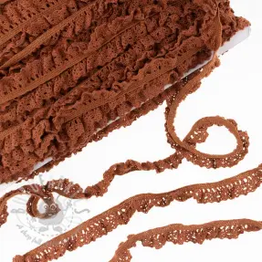 Elastična pamučna čipka brick