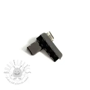 Metalni završetak trake 25 mm anthracite