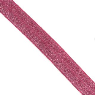 Pasica elastična glitter 20 mm fuchsia