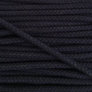 Pamučna upletena vrpca 8 mm dark blue
