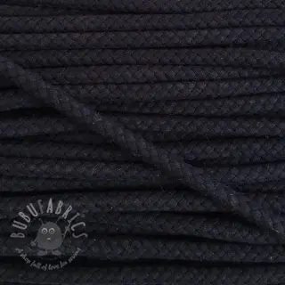 Pamučna upletena vrpca 8 mm dark blue