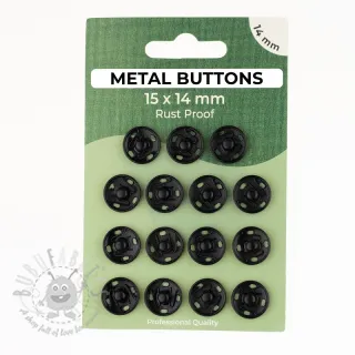 Kopča METAL 14 mm black