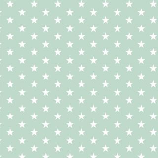 Pamučna tkanina Petit stars mint