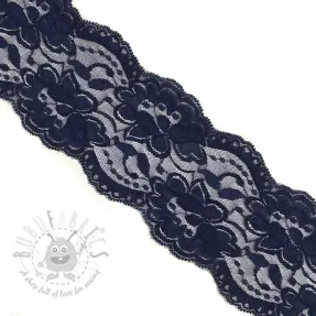Čipka Blossom dark blue