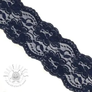 Čipka Blossom dark blue