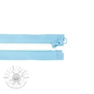 Rajsferšlus deljivi 65 cm old blue