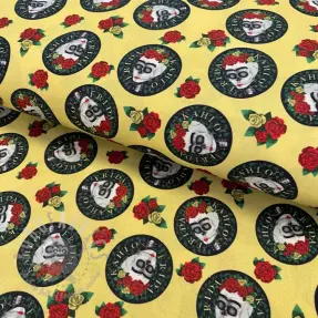 Pamuk FRIDA Hearts skull digital print