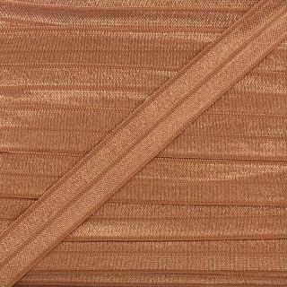Elastična traka za obrub 15 mm tamni losos