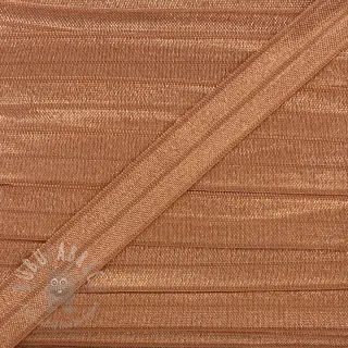Elastična traka za obrub 15 mm tamni losos