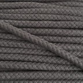 Bombažna vrvica 8 mm dark grey