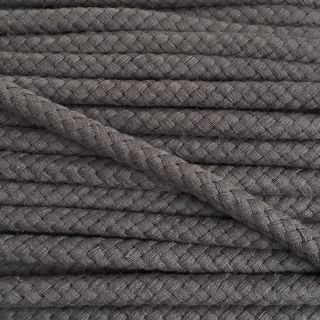 Bombažna vrvica 8 mm dark grey